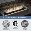 ALAULM Aluminum Patio Furniture Set 10-Seat Modern Metal Outdoor Conversation Sets w/45in Propane Fire Pit Table - 4 of 4