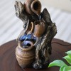 NAYSAYE Fountain 3 Tier Decorative Pot Water Feature for Garden Patio Indoor Outdoor, Brown, 5.1"*10.8"*3.3" - 3 of 4