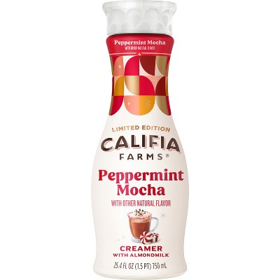 Califia Farms Peppermint Mocha Almond Milk Coffee Creamer - 25.4 fl oz