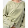 Women's Terry Knit Pullover Top - Easel - 2 of 2