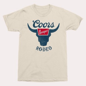 Men's Coors Short Sleeve Graphic T-Shirt - Beige - 1 of 3