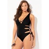 Swimsuits for All Women's Plus Size Cut Out One Piece Swimsuit - 4 of 4