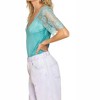 Women's Somebody to Love Lace Sleeve Tee - POL - 2 of 4