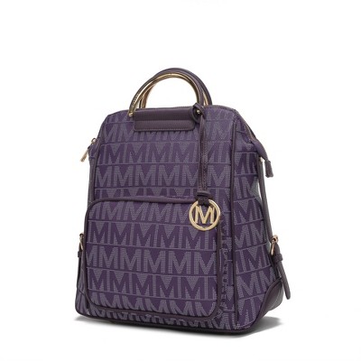 MKF Collection Cora Milan M Signature Trendy Travel Backpack by Mia K