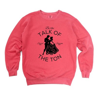 Simply Sage Market Women's Garment Dyed Graphic Sweatshirt Talk of The Ton