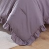 BAGOKIE 3 Piece Ruffle Comforter Set for All Season - 4 of 4