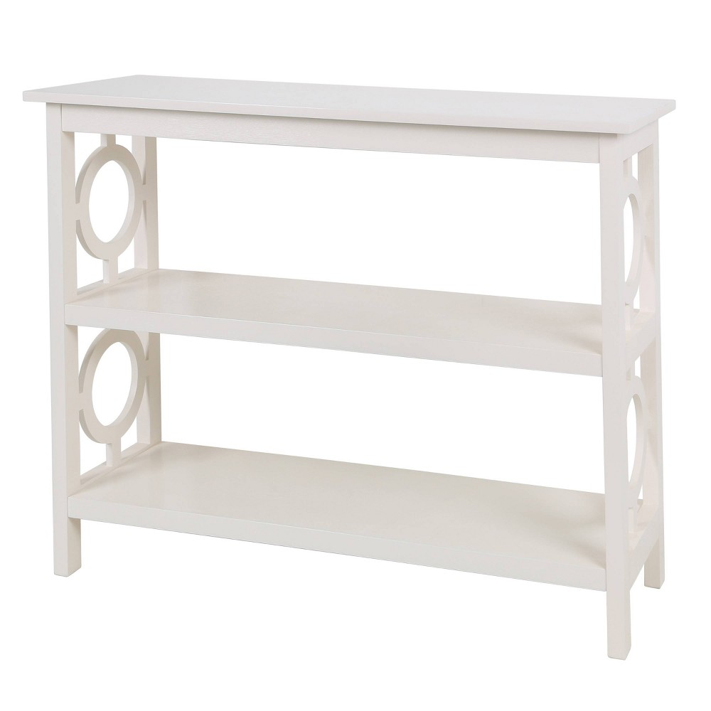 32.25" 3 Shelf Bookcase Cream - Decor Therapy