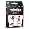 MasterPieces Officially Licensed NFL San Francisco 49ers All-Time Greats Playing Cards - 54 Card Deck - 2 of 4