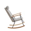 Ridstar Modern Rocking Adjustable & Accent Chairs with High Backrest For Living Room & Bedroom-Grey - 2 of 4