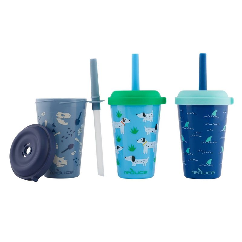 Reduce Go-Go's New Spill Proof 12oz Portable Drinkware with Straw Set, 2 of 8
