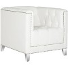 Hollywood Glam Tufted Acrylic Chair - MCR4212 - White/Clear - Safavieh Couture - 3 of 4