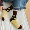 Anna-Kaci 6pk Women's Color - Blocked Polka Dot Cotton Ankle Socks - Trendy Ins - Style Socks - 2 of 4