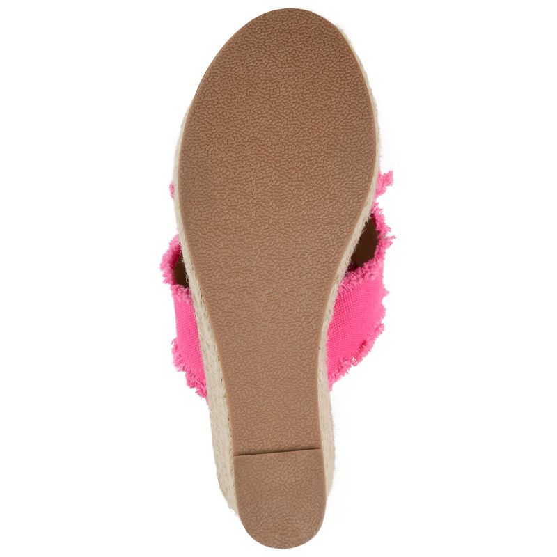 Journee Collection Womens Shanni Tru Comfort Foam Wedge Heel Espadrille Sandals, 6 of 11