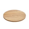 Slickblue Rubberwood Lazy Susan, 15” Diameter - Smooth Turntable for Dining & Kitchen Use - 3 of 4