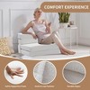 3-in-1 Convertible Folding Sleeper Chair Sofa Bed Lazy Couch with Pillow Fabric for Living Room - 4 of 4