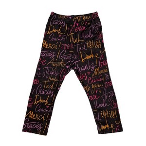 Mixed Up Clothing Baby Girl Thank You Leggings - 1 of 4