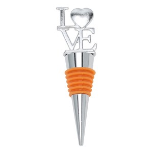 Unique Bargains LOVE Silicone Ring Stopper Aluminum Alloy TPE 3.78"x1.02"x0.79" 1 Pc - 1 of 3