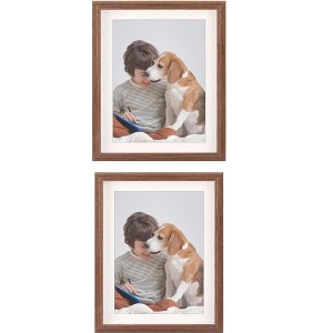 REGALWOVEN Wedding Home Decor Art Modern Picture Frames for Wall Hanging or Tabletop Display 2 Pcs - 1 of 4