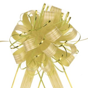 Unique Bargains Bright Color Plastic Gift Wrapping Bows 10 Pcs - 1 of 4
