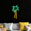 Northlight LED Palm Tree Neon Lighted Wall Art - 19" - Green and Yellow - 3 of 4