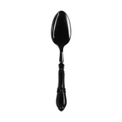 Smarty Had A Party Black Baroque Plastic Dinner Spoons - 480 pcs