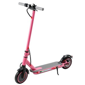 Topteng Folding Electric Scooter for Adult with Deck Light - 220lb Capacity, 21.8 Mile Range, 8.5" Wheels - 1 of 4