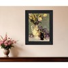 HomeRoots Tulips and Lavender Black Framed Print Wall Art - 2 of 4