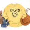 Simply Sage Market S.W.Smiley Boy Mom Outline Garment Dyed Long Sleeve - 3 of 4