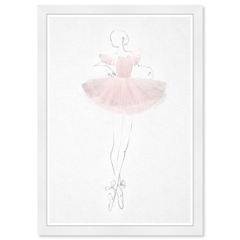 Ballerina wall deals art