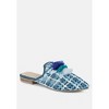 Mariana Woven Flat Mules With Women Tassels - 2 of 4