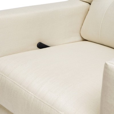 Maddox Natural Oat Swivel Recliner with Sustainable Wood