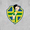 Women's Betty Boop Brazil Soccer Badge T-Shirt - 2 of 4