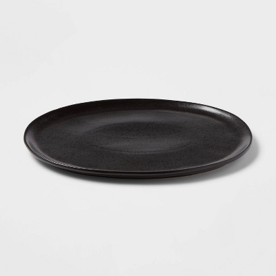 12" Stoneware Houlton Serving Platter Black - Threshold™