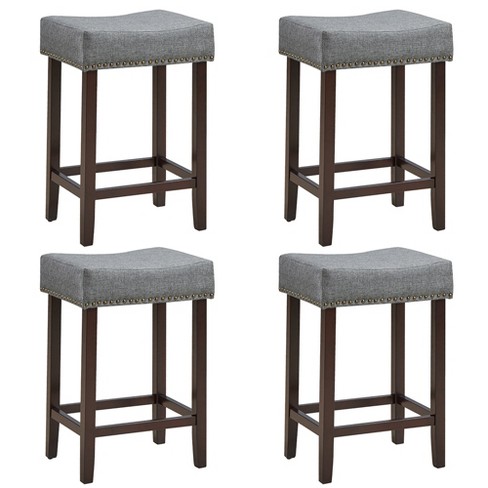 Nailhead counter deals height stools