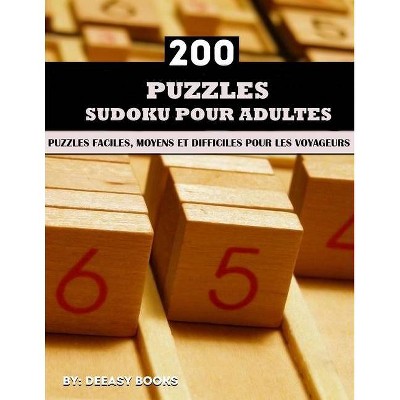 Puzzles sudoku pour adultes - by  Deeasy Books (Paperback)