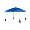 Emma and Oliver Outdoor Event/Tailgate Set with Pop Up Event Canopy with Wheeled Case, Bi-Fold Table and 4 Folding Chairs - 3 of 4