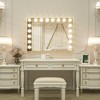 Keonjinn Large LED Vanity Makeup Mirror with LED Bulb Lights, Hollywood Makeup Mirror - 2 of 4