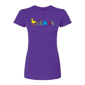 Women's - Sesame Street - SS Group Fitted Graphic T-Shirt - 1 of 1