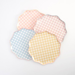 Meri Meri Gingham Side Plates (Pack of 12) - 1 of 4