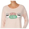 Friends TV Series Women's Central Perk Long Sleeve Pant Pajama Sleep Set - 2 of 4