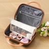 Kumasinova 6Pcs ABS Hardshell Luggage Set,Expandable Travel Suitcase with Lock,12/14/16/20/24/28" Carry-On&Checked Spinner Suitcase Combo - 3 of 4