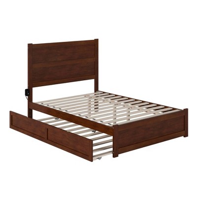 Noho Bed with Footboard and Twin Trundle - AFI