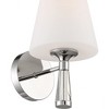 Crystorama Lighting Ramsey 1 - Light Sconce in  Polished Nickel - 3 of 4
