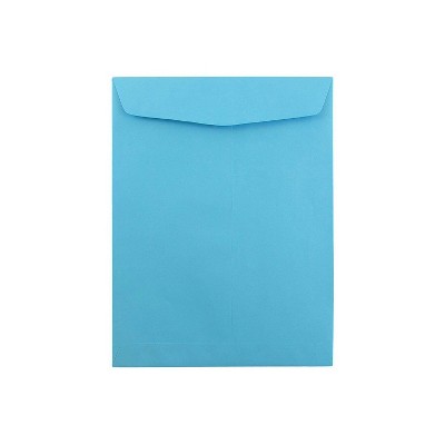 JAM Paper Open End Catalog Envelope 9" x 12" Blue 100/Box (80386)