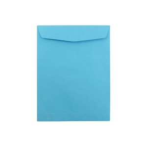 JAM Paper Open End Catalog Envelope 9" x 12" Blue 100/Box (80386) - 1 of 4