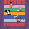 Girls' - Disney - Pluto, Donald Duck, Mickey & Goofy Fitted Short Sleeve Graphic T-Shirt - 2 of 4