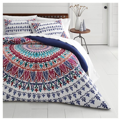 Henna Medallion Duvet Cover Set Navy Azalea Skye Target