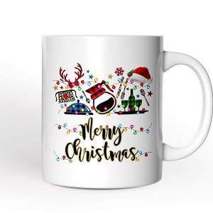 Waitress Buffalo Plaid Christmas Mug Gift (Non-Custom Only)| OrnamentallyYou - 1 of 4