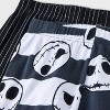Boys' 4pc Nightmare Before Christmas Long Sleeve Pajama Set - White/Black - 4 of 4