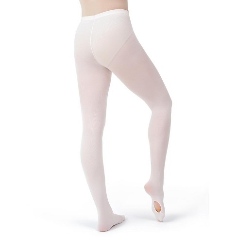 Capezio Light Tan Women's Ultra Soft Self Knit Waistband Transition Tight,  Xx-large : Target